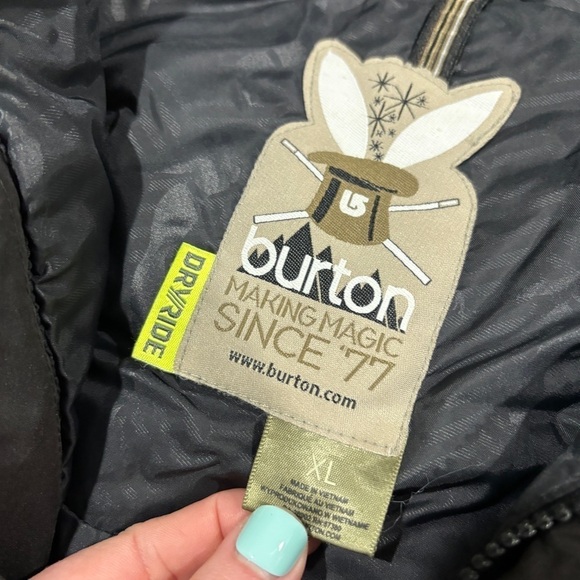 BURTON W's DryRide Mutiny Ski Snowboard Snow jacket Black EUC XL - Picture 2 of 11